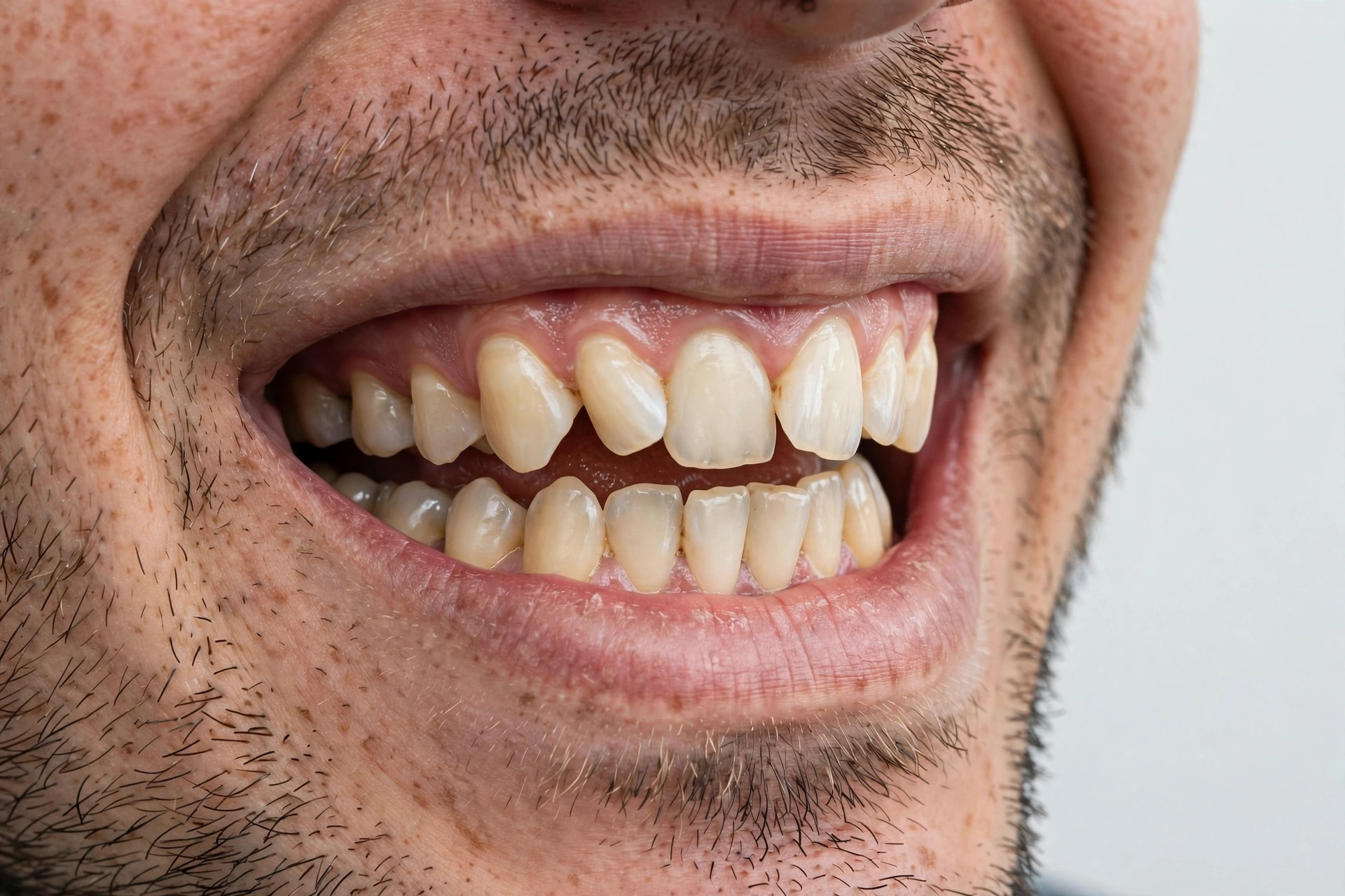Teeth before alignment